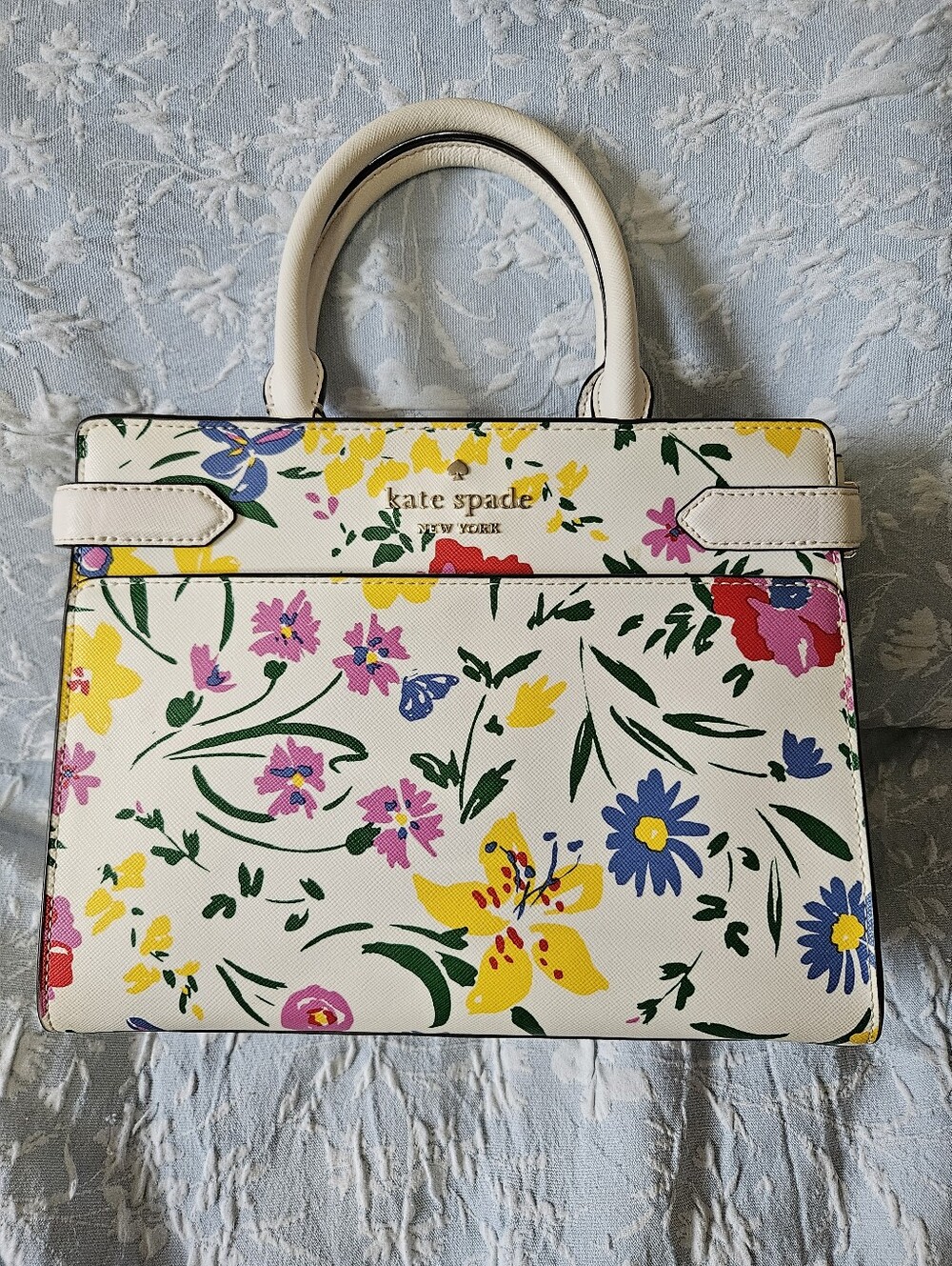 Kate Spade Staci Garden Bouquet Medium Satchel